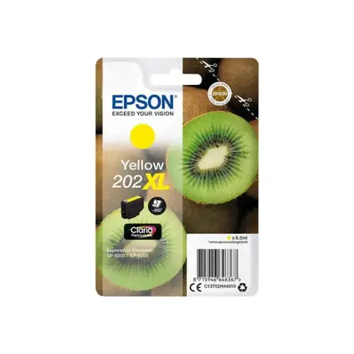 Cartouche d'encre 202 Kiwi XL - Jaune - sous blister - Epson photo du produit