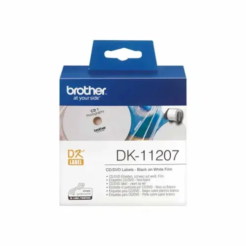 Brother QL500/550etiquetCD/DVD 58x58 N/B photo du produit