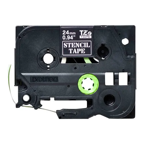 Brother STE151 Ruban 24 mm Noir / Transp photo du produit