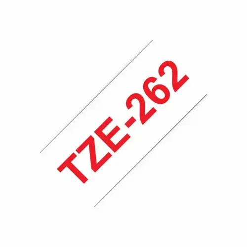 Brother TZE262 ruban 36mm Rouge / Blanc photo du produit