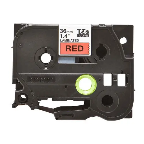 Brother TZE461 ruban 36 mm Noir / Rouge photo du produit