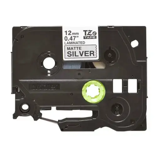 Brother TZEM931 Ruban 12mm Noir/Mat arg photo du produit
