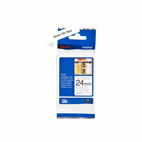 Brohter TZEN251 Ruban 24 mm Noir / blanc photo du produit