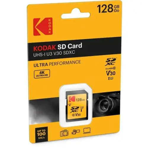 Kodak SD 128GB UHS-I U1 V10 Premium photo du produit