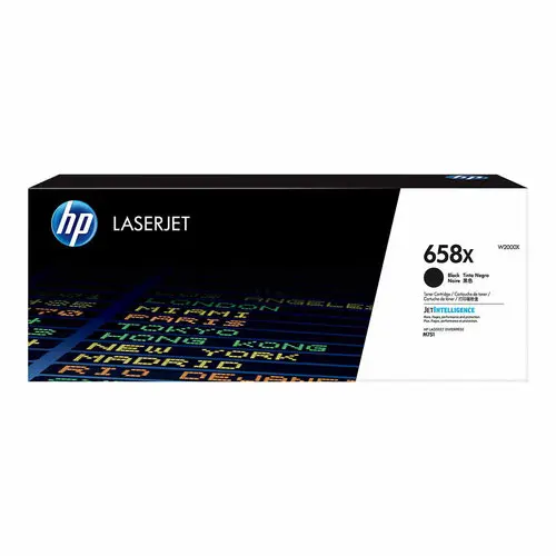 HP 658X Black LaserJet Toner Cartridge photo du produit