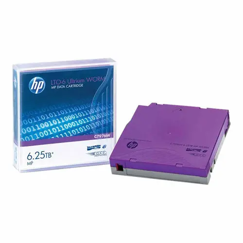 HP LTO-6 Ultrium 2.5 TB / 6.250 Worm photo du produit