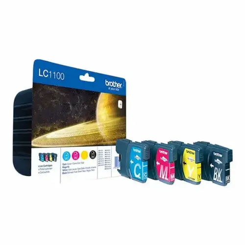 Brother LC1100VALBP Blis Pack Rainbow+BK photo du produit