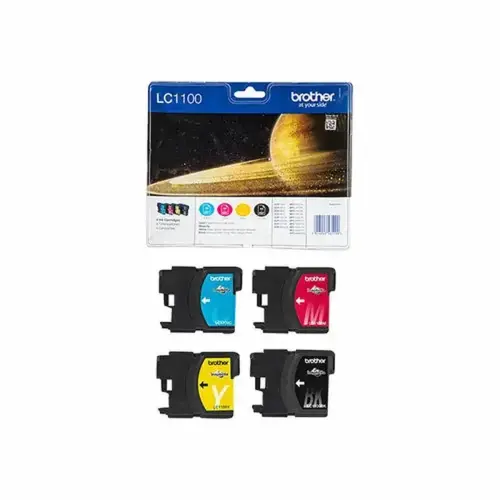 Brother LC1100VALBP Blis Pack Rainbow+BK photo du produit