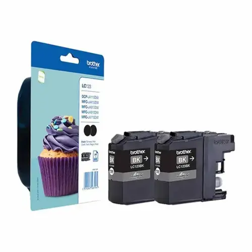 Brother LC123BKBP2 Ink Jet BK Pack Bulk photo du produit