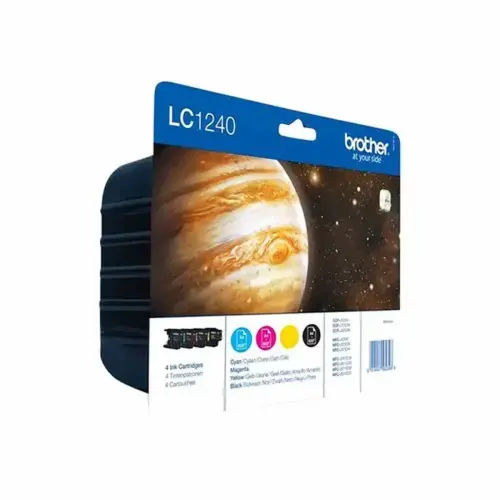 Pack de 4 cartouches d'encre LC124VALBP - Noir / Cyan / Magenta / Jaune - sous blister - Brother photo du produit