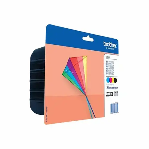 Brother LC223VALBP Pack BK+CL Bulk photo du produit