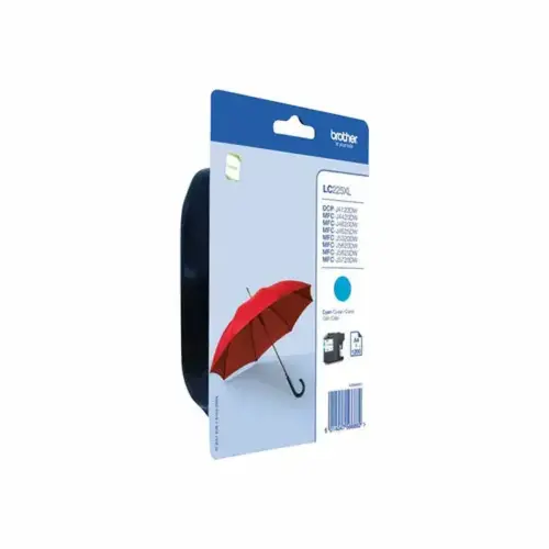 Brother LC225XLCBP Blister cyan HC 1200p photo du produit