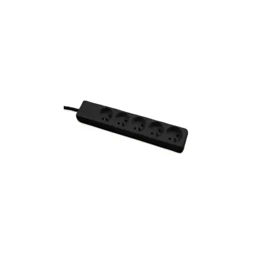 DEXLAN Multiprise 5 prises sans interrupteur noire - 1,5 m photo du produit