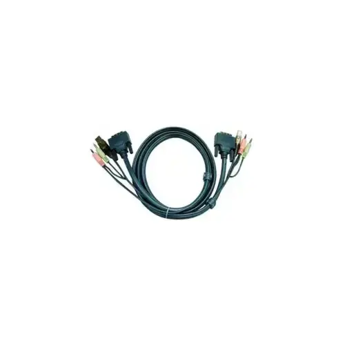 Aten 2L-7D02U cordon KVM DVI/USB/Audio - 1,80M photo du produit