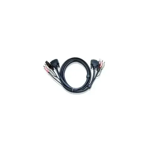 Aten 2L-7D05UD cordon KVM DVI/USB/AudioDual Link - 5M photo du produit