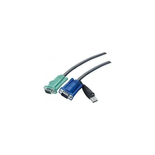 Aten 2L-5202U cable Pieuvre KVM VGA/USB- 1,80M photo du produit