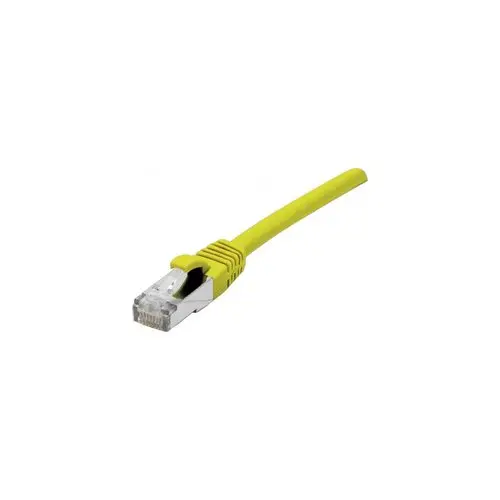 DEXLAN Cordon RJ45 categorie 6A S/FTP LSOH snagless jaune - 2 m photo du produit