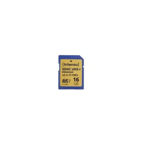 INTENSO Carte SDHC UHS-I Premium Class 10 - 16 Go photo du produit