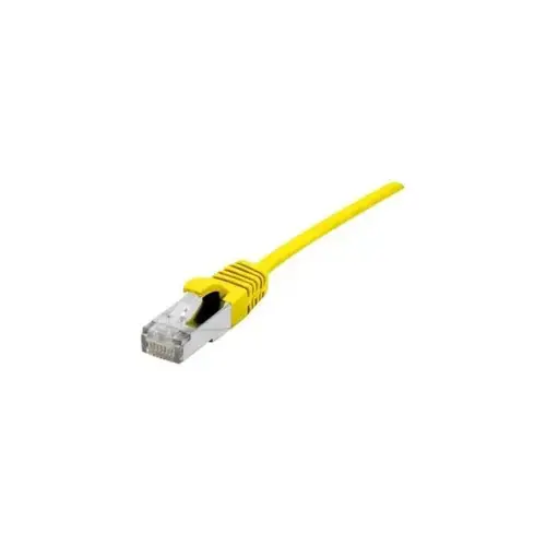 DEXLAN Cordon RJ45 CAT 6A S/FTP LSOH Ultra Fin jaune - 10 m photo du produit
