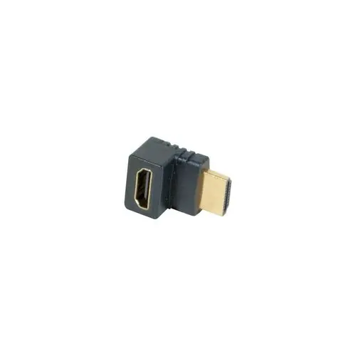 Adaptateur hdmi or m/f coude 90o - modele b photo du produit
