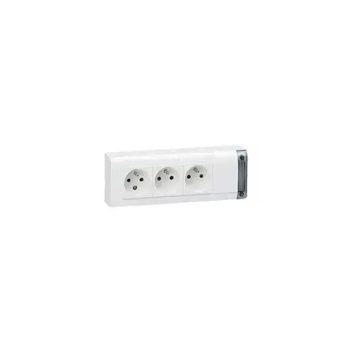 LEGRAND Multiprise 3 prises secteur 10/16 A a integrer photo du produit