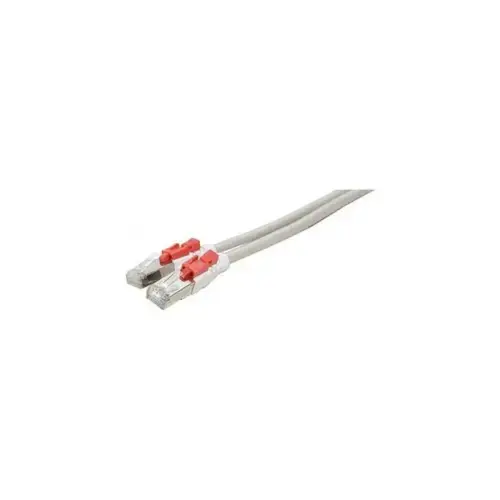 Cordon RJ45 categorie 6 S/FTP a verrouillage gris - 2 m photo du produit