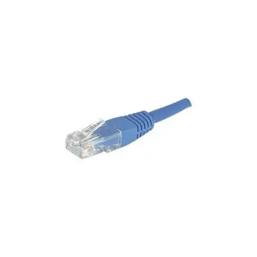 Cordon RJ45 categorie 5e U/UTP bleu - 0,5 m photo du produit