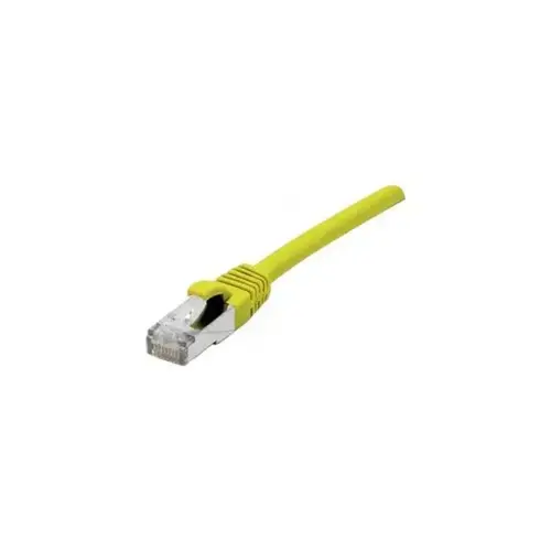 Cordon RJ45 categorie 6 F/UTP LSOH snagless jaune - 1 m photo du produit