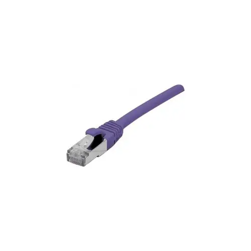 Cordon RJ45 categorie 6A F/UTP LSOH snagless violet - 1 m photo du produit