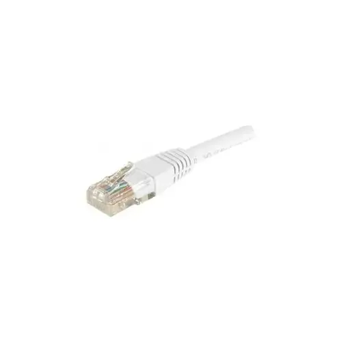 Cordon RJ45 categorie 5e U/UTP blanc - 1 m photo du produit