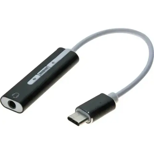 Carte son USB-C sortie-entree Audio Stereo Uni-Jack 3.5 mm photo du produit