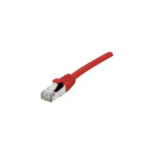 Cordon RJ45 categorie 5e F/UTP snaglessrouge - 0,5 m photo du produit