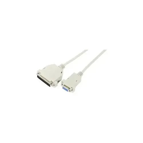Cordon serie Null Modem DB9F a DB25M - 3,00m photo du produit