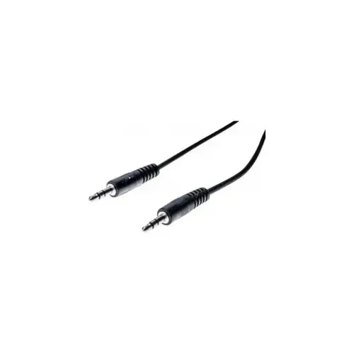 Cordon stereo jack 3.5 mm noir - 3 m photo du produit