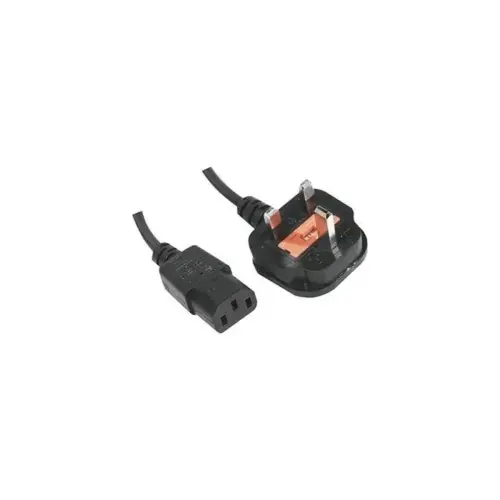 Cordon electrique secteur UK noir - 1,8m photo du produit