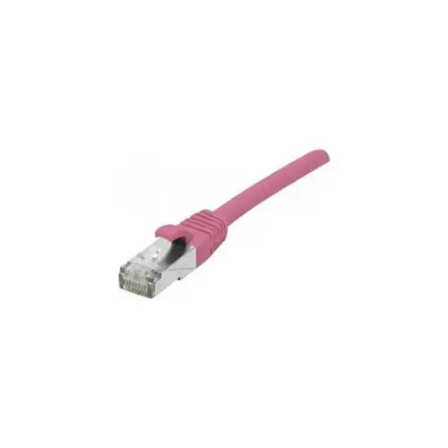 Cordon RJ45 categorie 6 F/UTP LSOH snagless rose - 15 m photo du produit