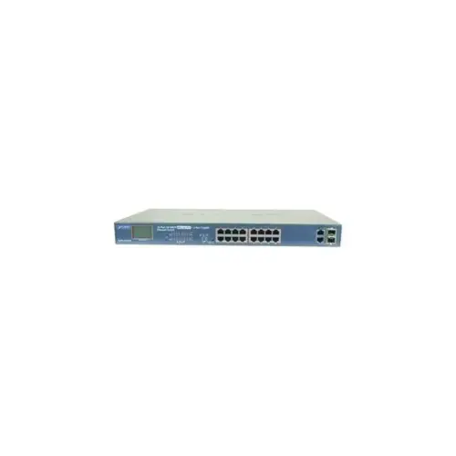 Planet FGSW-1822VHP SW 16P PoE+ 300W+ ecran LCD +2G +2SFP photo du produit