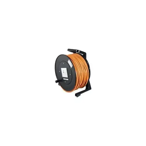 Cordon RJ45 categorie 6A S/FTP LS0H orange - sur enrouleur 90 m photo du produit