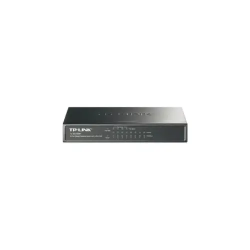 Switch Reseau 8 ports RJ45 Gigabit dont4 PoE 802,3af 53W photo du produit