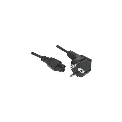 Cordon d alimentation tripolaire PC CEE7 / C5 noir - 5,0 m photo du produit