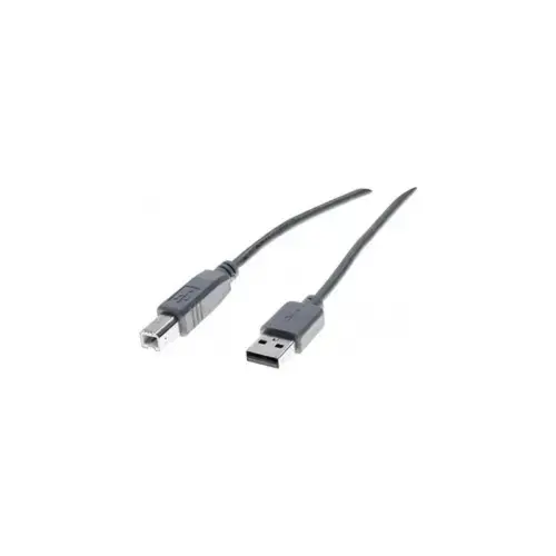 Cordon eco USB 2.0 type A /B gris - 5,0m photo du produit