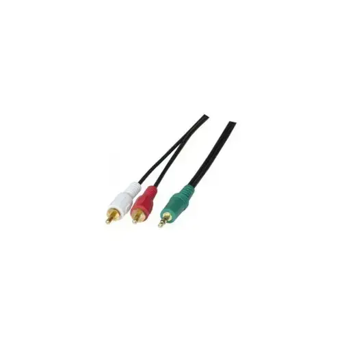 Cordon stereo Jack 3.5 mm vers 2 x RCA PC99 - 5 m photo du produit