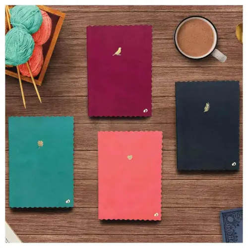 CARNET 21 lign&eacute; Fant festonn&eacute; noisette photo du produit