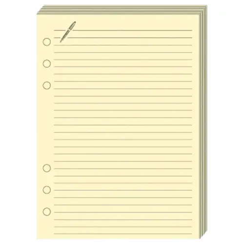 FICHES NOTES T17 Ivoire rech s/f photo du produit