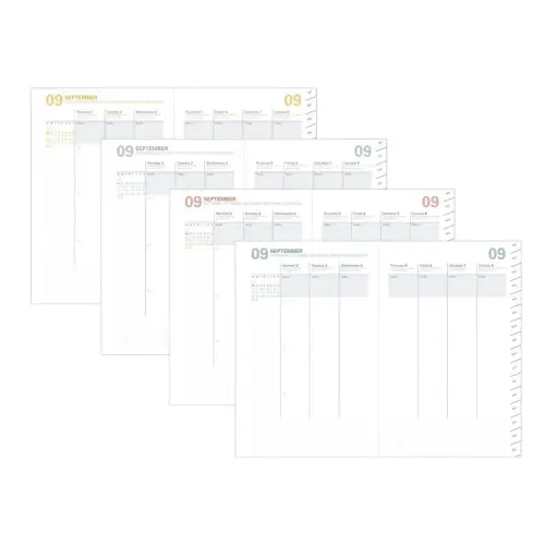 PLAN WEEK 1624 ML Andrea brun camel photo du produit