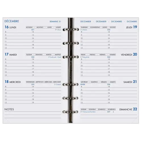 AG MODUL HEBDOPLAN 0915 TD ML rech s/f photo du produit