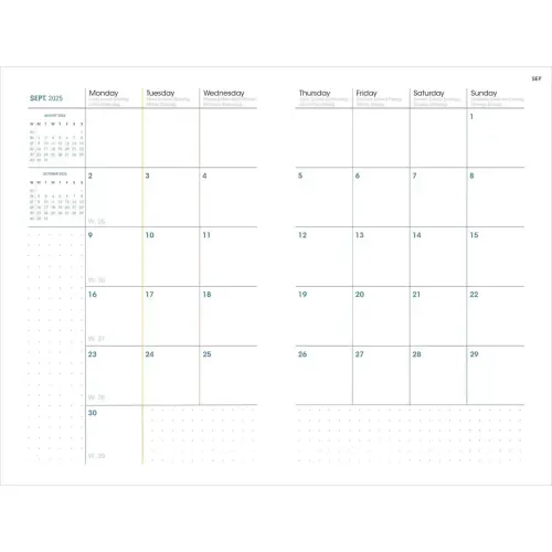 PLAN NOTE 1521 ML Andrea bleu marine photo du produit