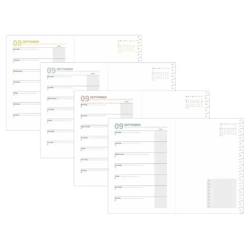 PLAN NOTE 1521 ML Andrea bleu marine photo du produit