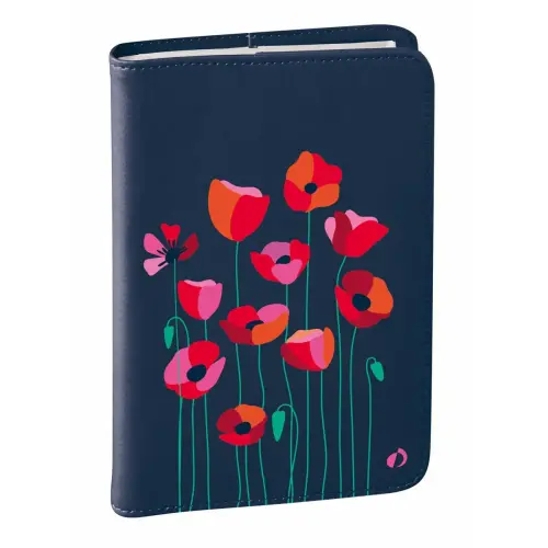 EUROTEXTAGENDA ML bloom coquelicot bleu photo du produit