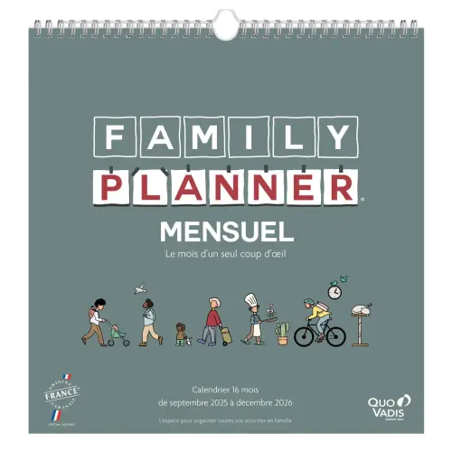 CAL FAMILY PLANNER MENSUEL FR Fam p5 photo du produit